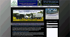 Desktop Screenshot of dumpsterservicesllc.com