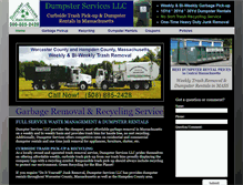 Tablet Screenshot of dumpsterservicesllc.com